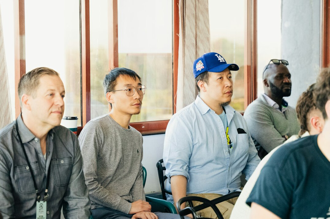 group of executives in workshop